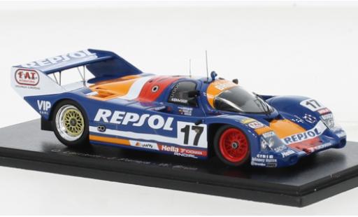 Modellautos Porsche 962 1991 1/43 Spark C RHD No.17 Brun Motorsport Repsol 24h Le Mans Porsche 962 1991 1/43 Spark C RHD No.17 Brun Motorsport Repsol 24h Le Mans modellautos