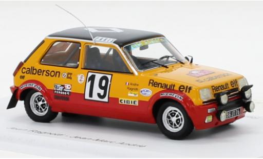 Modellautos Renault 5 1/43 Spark Alpine Gr.2 No.19 Calberson Rallye WM Rallye Monte Carlo 1978 Renault 5 1/43 Spark Alpine Gr.2 No.19 Calberson Rallye WM Rallye Monte Carlo 1978 modellautos