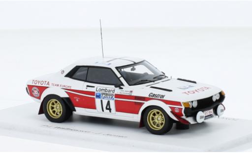 Modellautos Toyota Celica 1/43 Spark 2000 GT (TA22) No.14 Rallye WM RAC Rallye 1977 Toyota Celica 1/43 Spark 2000 GT (TA22) No.14 Rallye WM RAC Rallye 1977 modellautos