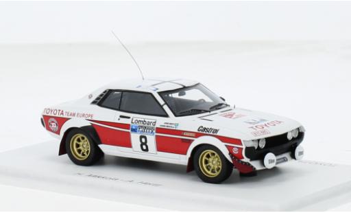 Modellautos Toyota Celica 1/43 Spark 2000 GT (TA22) No.8 Rallye WM RAC Rallye 1977 1:43 Toyota Celica 1/43 Spark 2000 GT (TA22) No.8 Rallye WM RAC Rallye 1977 1:43 modellautos