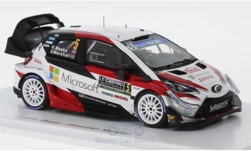 Modellautos Toyota Yaris 1/43 Spark WRC No.5 Gazoo Racing WRT Rallye WM Rally Monte Carlo 2019 K.Meeke/S.Marshall Toyota Yaris 1/43 Spark WRC No.5 Gazoo Racing WRT Rallye WM Rally Monte Carlo 2019 K.Meeke/S.Marshall modellautos