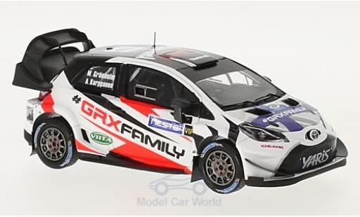 Modellautos Toyota Yaris 1/43 Spark WRC Rallye Finnland 2017 Presentation M.Grönholm/A.Karppanen Toyota Yaris 1/43 Spark WRC Rallye Finnland 2017 Presentation M.Grönholm/A.Karppanen modellautos
