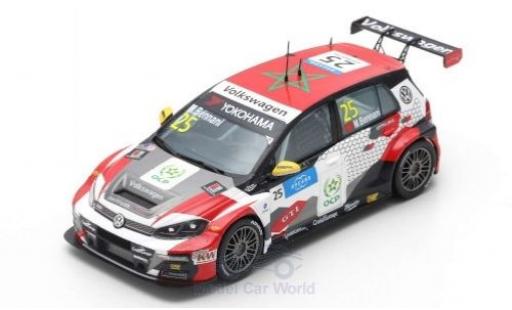 Volkswagen Golf 1/43 Spark GTI TCR No.25 Sebastien Loeb Racing WTCR Zandvoort 2019 M.Bennani modellautos
