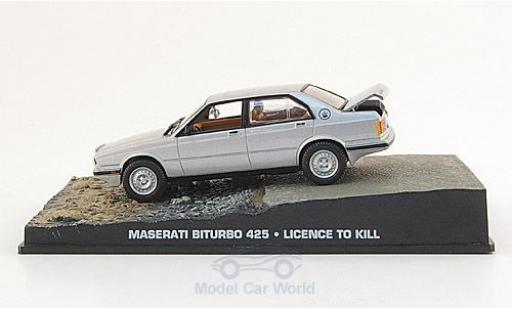 Modellautos Maserati Biturbo 1/43 SpecialC 425 silber James Bond 007 1989 Lizenz zum Töten ohne Vitrine Maserati Biturbo 1/43 SpecialC 425 silber James Bond 007 1989 Lizenz zum Töten ohne Vitrine modellautos