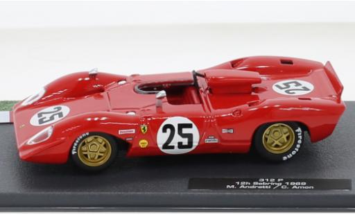 Ferrari 312 1/43 SpecialC P RHD No.25 12h Sebring 1969 modellautos