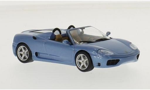 Ferrari 360 1/43 SpecialC Spider mettalic blau sans Vitrine modellautos