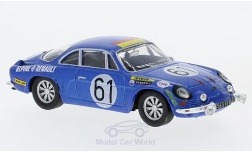 Alpine A110 1/18 SpecialC Renault No.61 24h Le Mans 1968 J.Bourdon/M.Nussbaumer ohne Vitrine modellautos