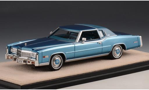 Cadillac Eldorado 1/43 Stamp Models Biarritz mettalic blau 1978 modellautos