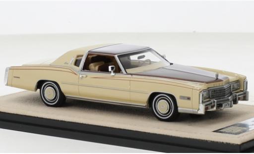 Modellautos Cadillac Eldorado 1/43 Stamp Models Biarritz beige/braun 1978 Cadillac Eldorado 1/43 Stamp Models Biarritz beige/braun 1978 modellautos