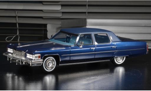 Modellautos Cadillac Fleetwood 1/18 Stamp Models Brougham metallise blau 1976 Cadillac Fleetwood 1/18 Stamp Models Brougham metallise blau 1976 modellautos