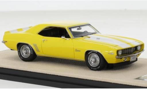 Chevrolet Camaro 1/43 Stamp Models Z28 gelb/weiss 1969 modellautos