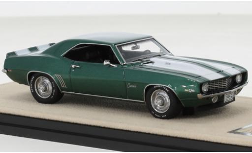 Chevrolet Camaro 1/43 Stamp Models Z28 metallise grün/weiss 1969 modellautos