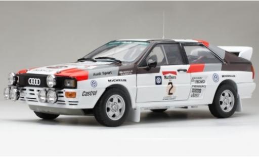 Modellautos Audi Quattro 1/18 Sun Star A2 No.2 Sport Marlboro Rallye Argentinien 1983 avec Decals H.Mikkola/A.Hertz Audi Quattro 1/18 Sun Star A2 No.2 Sport Marlboro Rallye Argentinien 1983 avec Decals H.Mikkola/A.Hertz modellautos
