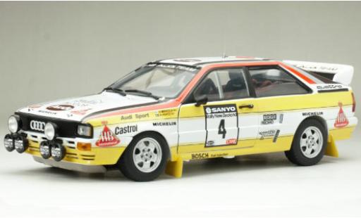 Modellautos Audi Quattro 1/18 Sun Star A2 No.4 HB Team HB Rally Neuseeland 1984 y compris les Decals H.Mikkola/A.Hertz Audi Quattro 1/18 Sun Star A2 No.4 HB Team HB Rally Neuseeland 1984 y compris les Decals H.Mikkola/A.Hertz modellautos