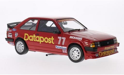 Modellautos Ford Escort 1/18 Sun Star MKIII RS 1600i RHD No.77 Royal Mail Datapost British Saloon Car Championship 1984 R.Longman Ford Escort 1/18 Sun Star MKIII RS 1600i RHD No.77 Royal Mail Datapost British Saloon Car Championship 1984 R.Longman modellautos