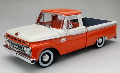 Ford F-1 1/18 Sun Star 00 Custom Cab Pickup orange/weiss 1965 modellautos