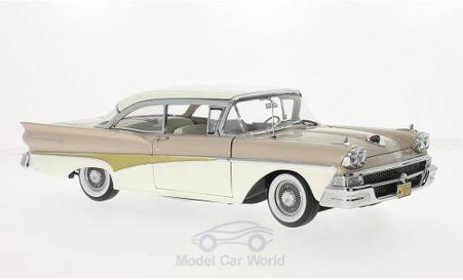 Ford Fairline 1/18 Sun Star 500 HardTop beige/weiss modellautos