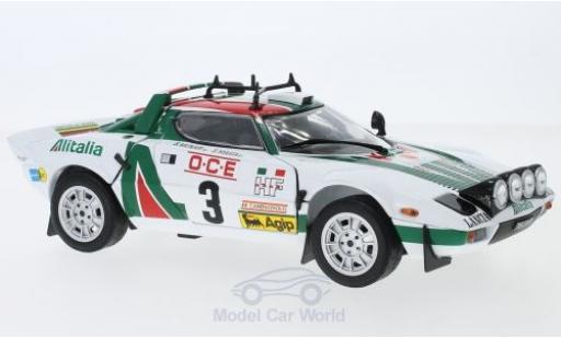 Modellautos Lancia Stratos Rallye 1/18 Sun Star HF No.3 Alitalia Rallye WM Rallye Marokko 1976 S.Munari/S.Maiga Lancia Stratos Rallye 1/18 Sun Star HF No.3 Alitalia Rallye WM Rallye Marokko 1976 S.Munari/S.Maiga modellautos