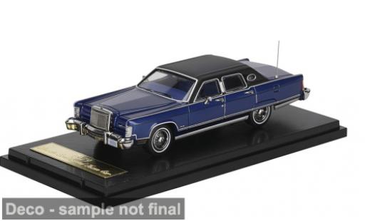 Lincoln Continental 1/64 Sun Star Town Car blau 1979 1:64
