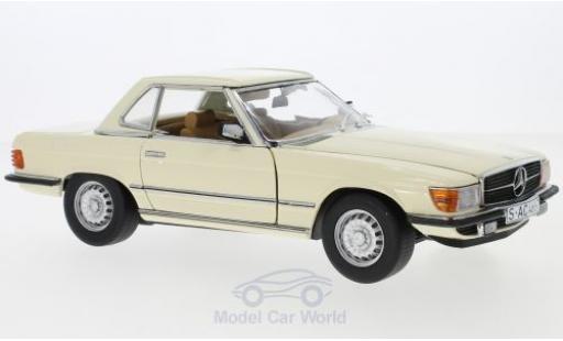 Modellautos Mercedes 350 1/18 Sun Star SL (R107) beige 1977 HardTop Mercedes 350 1/18 Sun Star SL (R107) beige 1977 HardTop modellautos