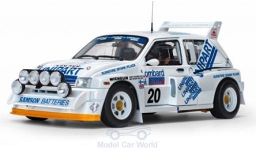 Modellautos MG Metro 1/18 Sun Star 6R4 No.20 Unipart Rallye WM RAC Rallye 1986 H.Toivonen/N.Wilson MG Metro 1/18 Sun Star 6R4 No.20 Unipart Rallye WM RAC Rallye 1986 H.Toivonen/N.Wilson modellautos