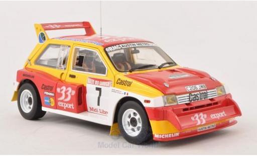 Modellautos MG Metro 1/18 Sun Star 6R4 No.7 33 Export Rallye des Garrigues-Languedoc-Roussillon 1986 D.Auriol MG Metro 1/18 Sun Star 6R4 No.7 33 Export Rallye des Garrigues-Languedoc-Roussillon 1986 D.Auriol modellautos