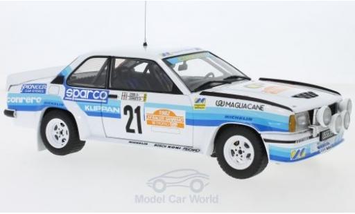 Modellautos Opel Ascona 1/18 Sun Star 400 No.21 Conrero Rallye WM Rallye San Remo 1982 D.Cerrato/G.Cerri Opel Ascona 1/18 Sun Star 400 No.21 Conrero Rallye WM Rallye San Remo 1982 D.Cerrato/G.Cerri modellautos