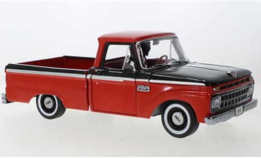 Ford F-1 1/18 Sun Star 00 Custom Cab Pickup rot/schwarz 1965 modellautos