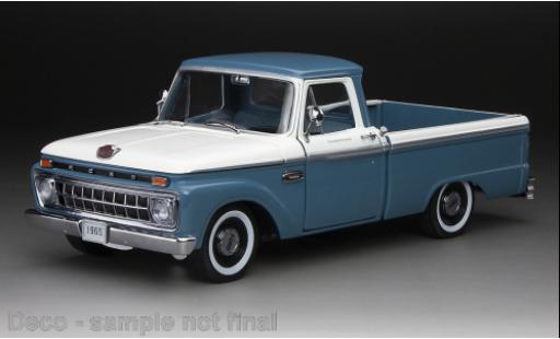 Ford F-1 1/18 Sun Star 00 Douane Cab Pickup bleu/blanche 1965 modellautos