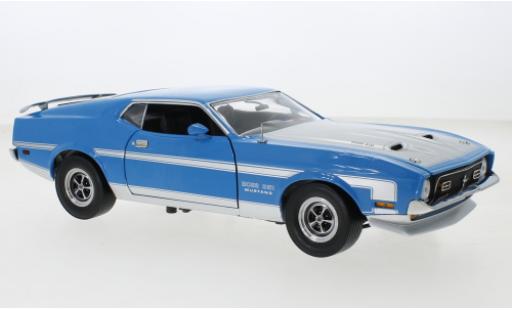 Modellautos Ford Mustang 1/18 Sun Star Boss 351 blau/silber 1971 Ford Mustang 1/18 Sun Star Boss 351 blau/silber 1971 modellautos