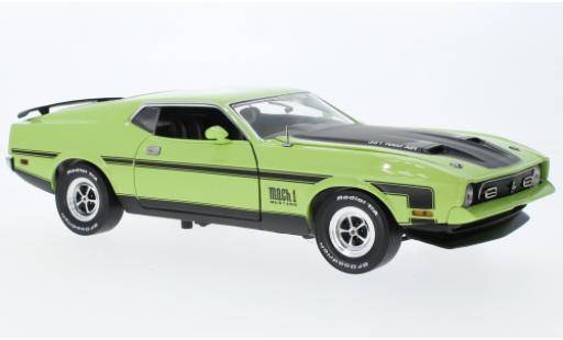 Modellautos Ford Mustang 1/18 Sun Star Mach I la chaux/noire 1971 Ford Mustang 1/18 Sun Star Mach I la chaux/noire 1971 modellautos