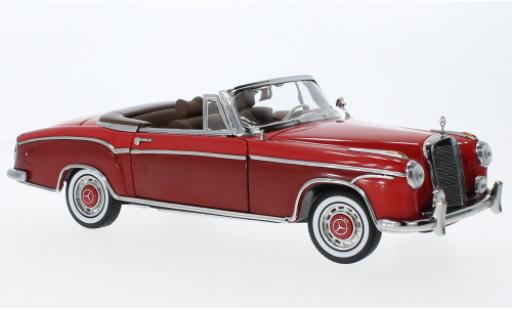 Modellautos Mercedes 220 1/18 Sun Star SE cabriolet (W128) rouge/rouge foncé 1960 Mercedes 220 1/18 Sun Star SE cabriolet (W128) rouge/rouge foncé 1960 modellautos