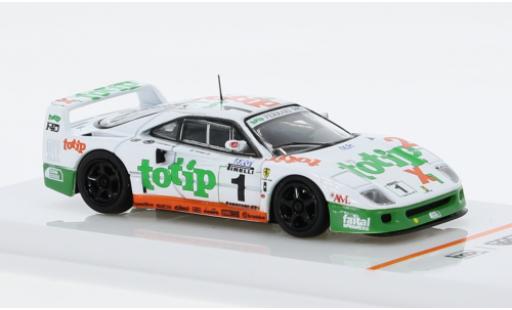 Ferrari F40 1/64 Tarmac Works GT No.1 Totip Italian GT Championship 1994 1:64 modellautos