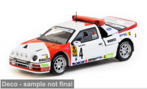 Ford RS 200 1/64 Tarmac Works RS2000 Rally Catalunya 1986 #4 1:64 modellautos