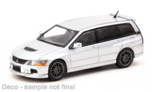 Modellautos Mitsubishi Lancer 1/64 Tarmac Works Evolution Wagon silber 1:64 Mitsubishi Lancer 1/64 Tarmac Works Evolution Wagon silber 1:64 modellautos