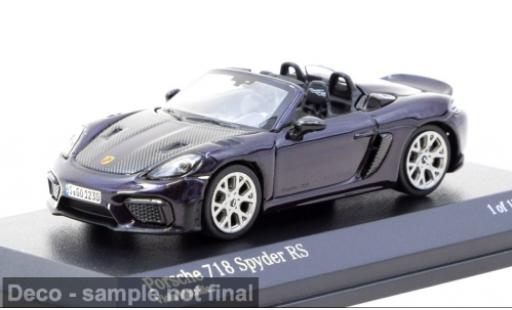 Modellautos Porsche 718 1/64 Tarmac Works Spyder RS violett 1:64 Porsche 718 1/64 Tarmac Works Spyder RS violett 1:64 modellautos
