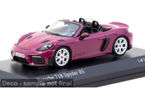 Modellautos Porsche 718 1/64 Tarmac Works Spyder RS rosa 1:64 Porsche 718 1/64 Tarmac Works Spyder RS rosa 1:64 modellautos