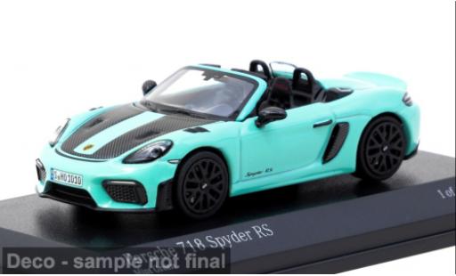Modellautos Porsche 718 1/64 Tarmac Works Spyder RS türkis/schwarz 1:64 Porsche 718 1/64 Tarmac Works Spyder RS türkis/schwarz 1:64 modellautos