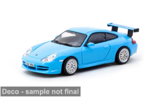 Porsche 996 GT3 1/64 Tarmac Works 911  blau 1:64 modellautos