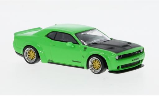 Modellautos Dodge Challenger 1/64 Tarmac Works SRT Hellcat LB-Works metallise la chaux Dodge Challenger 1/64 Tarmac Works SRT Hellcat LB-Works metallise la chaux modellautos
