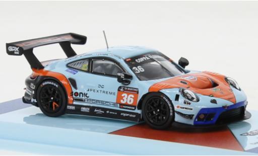 Modellautos Porsche 992 GT3 R 1/64 Tarmac Works 911 (991) No.36 Gulf 12h Coppa Florio Sizilien 2020 Porsche 992 GT3 R 1/64 Tarmac Works 911 (991) No.36 Gulf 12h Coppa Florio Sizilien 2020 modellautos