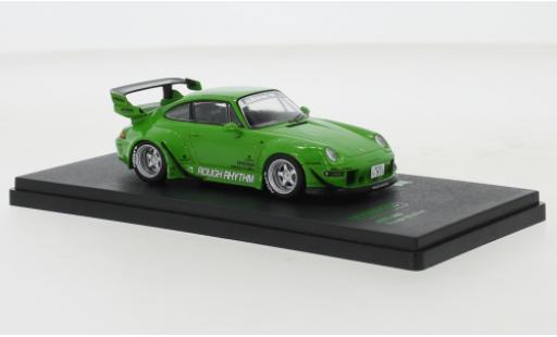 Modellautos Porsche 993 RWB 1/64 Tarmac Works grün Rough Rhythm Porsche 993 RWB 1/64 Tarmac Works grün Rough Rhythm modellautos