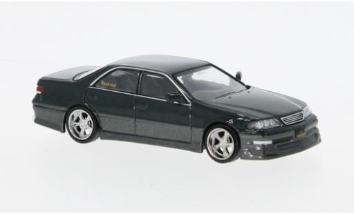 Modellautos Toyota Mark 1/64 Tarmac Works II (JZX100) Vertex metallise vert foncé Toyota Mark 1/64 Tarmac Works II (JZX100) Vertex metallise vert foncé modellautos