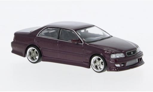 Toyota Chaser 1/64 Tarmac Works (JZX100) Vertex metallise violett 1:64 modellautos