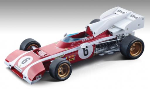 Ferrari 312 1/18 Tecnomodel B2 No.6 Formel 1 GP Südafrika 1972 C.Regazzoni modellautos