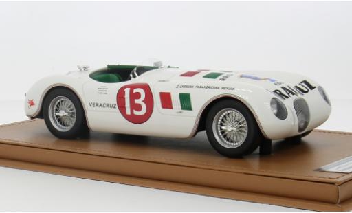 Modellautos Jaguar C-Type 1/18 Tecnomodel RHD No.13 Carrera Panamericana 1953 1:18 Jaguar C-Type 1/18 Tecnomodel RHD No.13 Carrera Panamericana 1953 1:18 modellautos