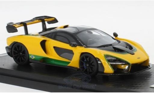 Modellautos McLaren Senna 1/43 Tecnomodel 2018 Brazil Colour Version McLaren Senna 1/43 Tecnomodel 2018 Brazil Colour Version modellautos
