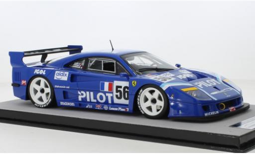 Ferrari F40 1/18 Tecnomodel GTE No.56 Pilote 24h Le Mans 1996 modellautos