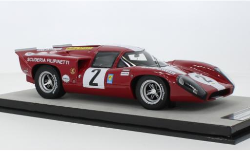 Lola T70 1/18 Tecnomodel Mk3B GT RHD No.2 Scuderia Filipinetti 24h Le Mans 1969 modellautos