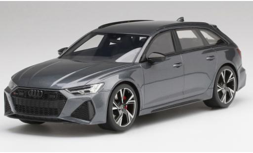 Audi RS6 1/18 Top Speed Avant Carbon Black Edition grau/schwarz modellautos